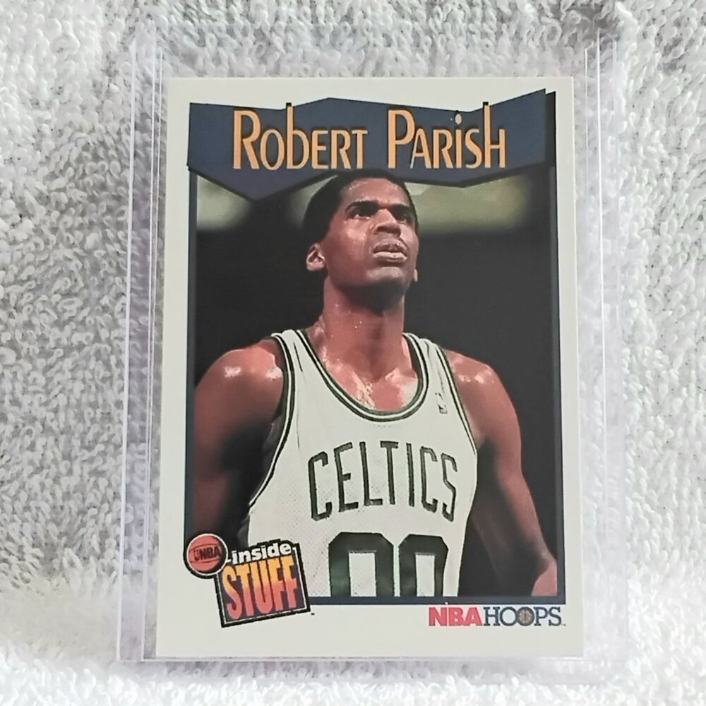 5/$20 Mint 1991 NBA Hoops Robert Parish Inside Stuff NBA Card 305!!